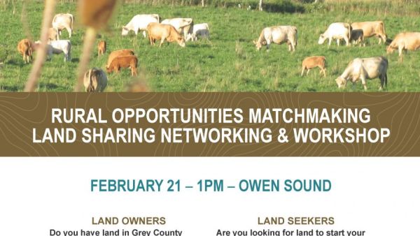 Rural matchmaking workshop poster