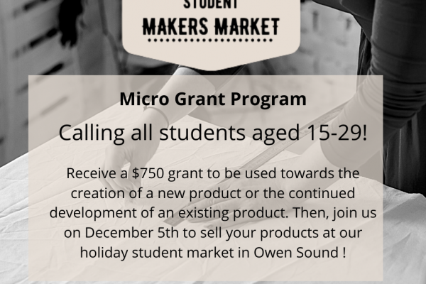 Micro grant program poster
